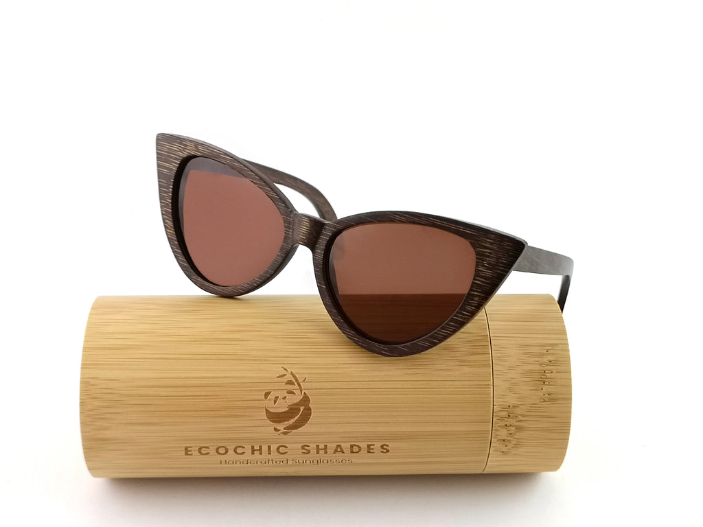 Selina Brown Bamboo w/Brown Lenses