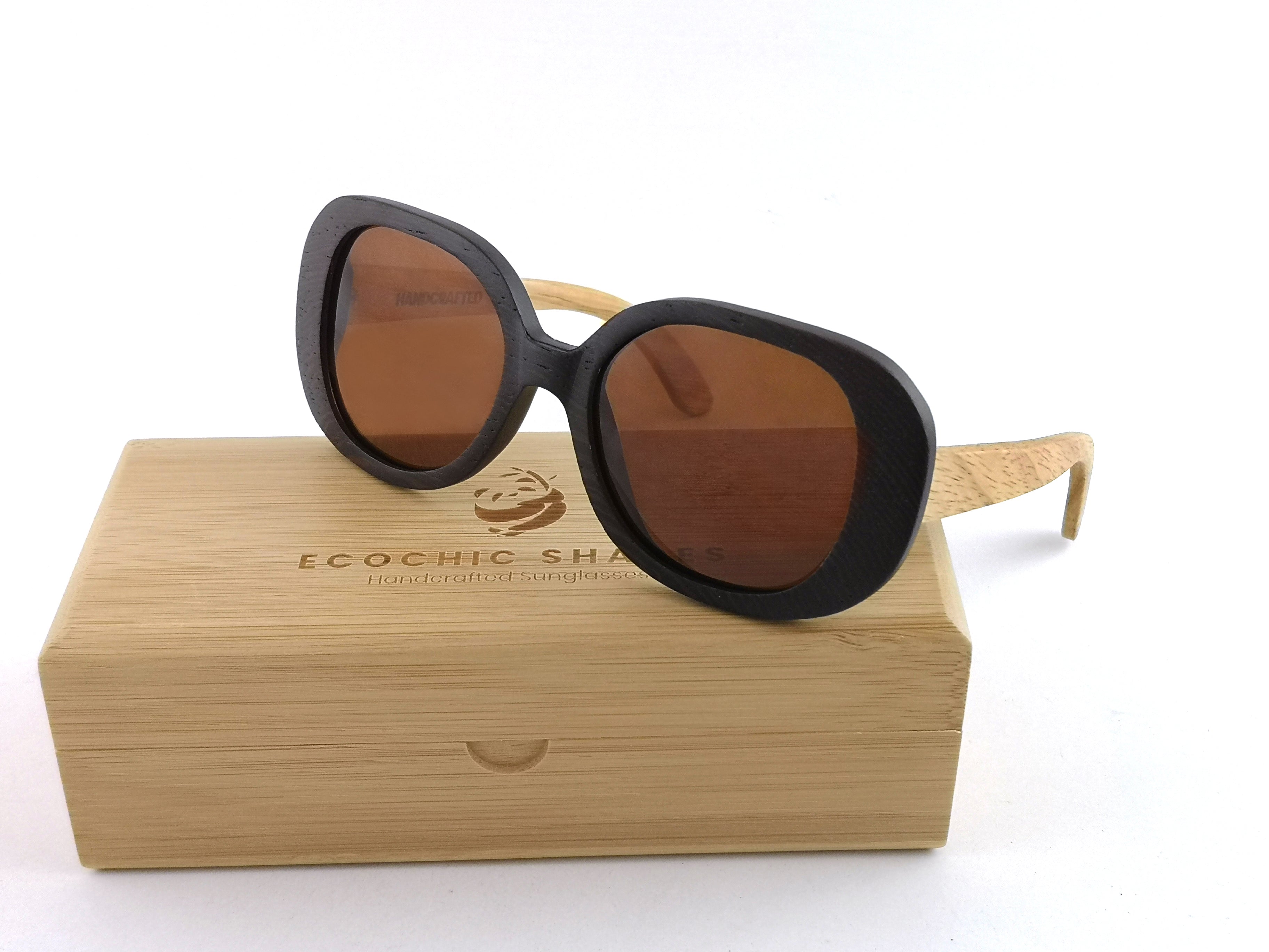 Miranda Bamboo Two-Tone w/Tea Lenses – Ecochic Shades