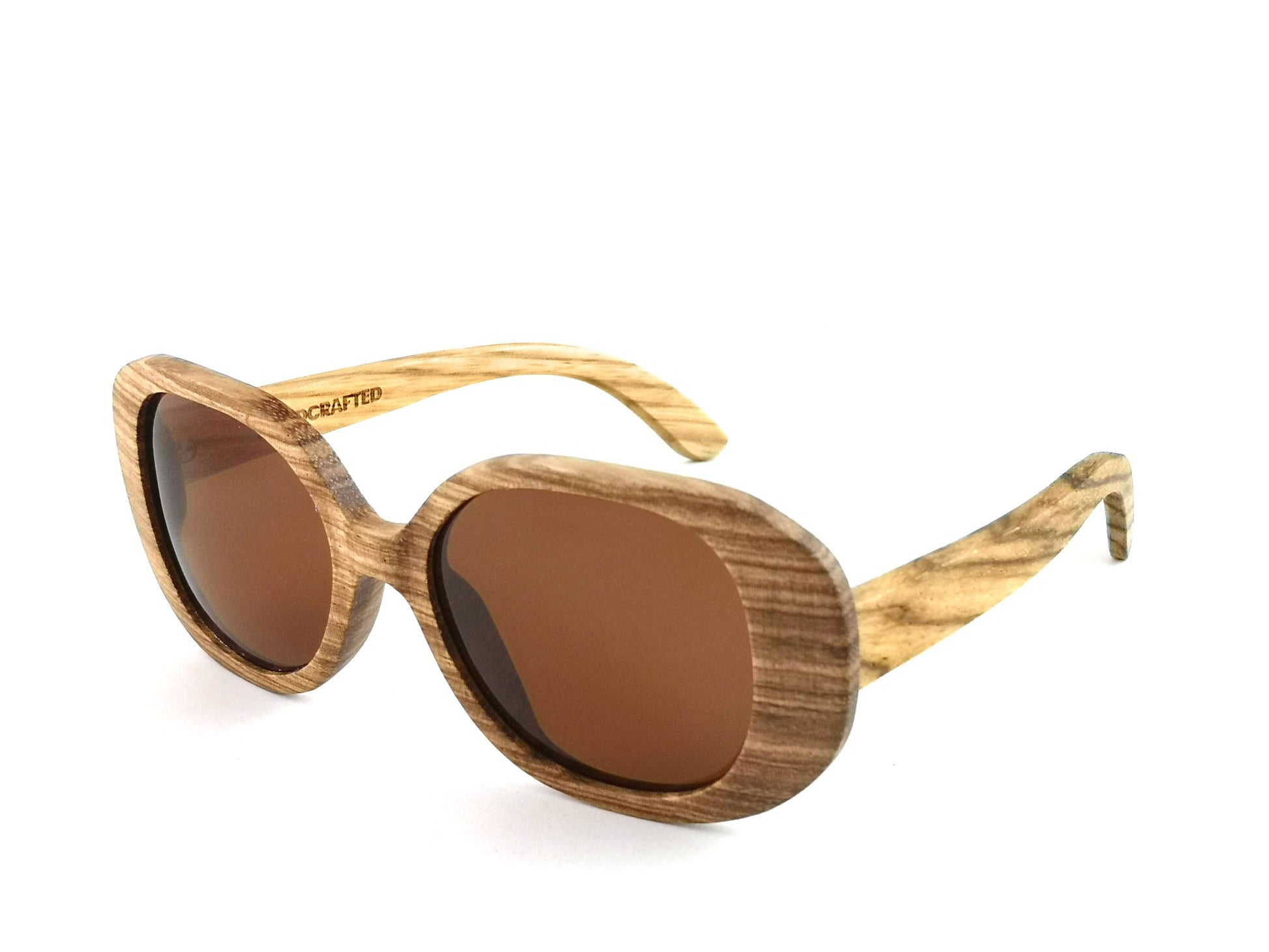 Miranda Zebrawood w/Brown Lenses image 0