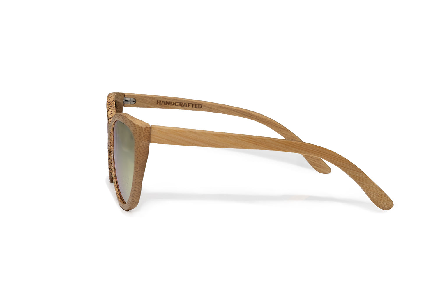 Grace Bamboo Nat w/Rose Gold Mirrored Lenses