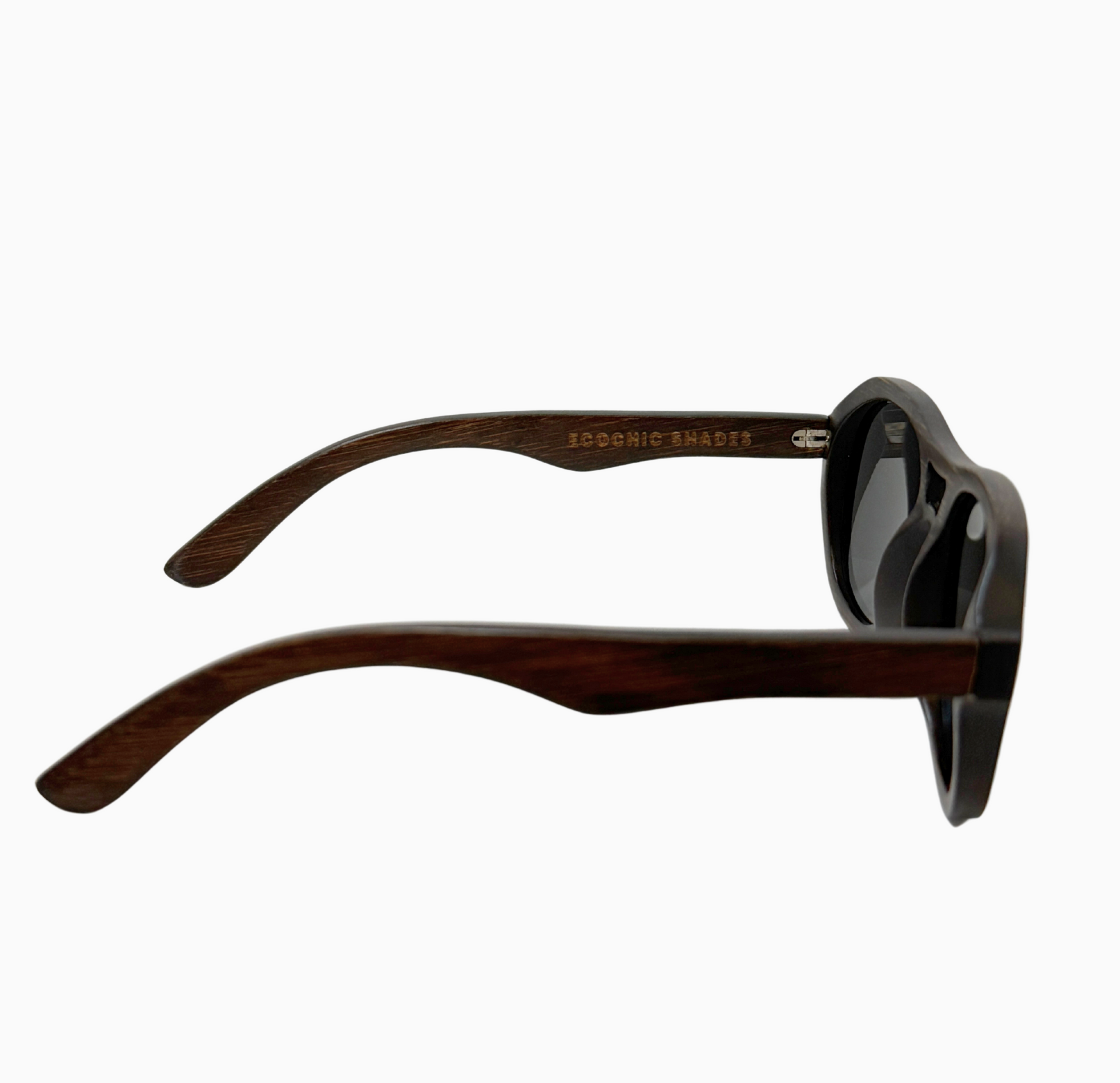 Avion Brown Bamboo with Mirrored Lenses image 1