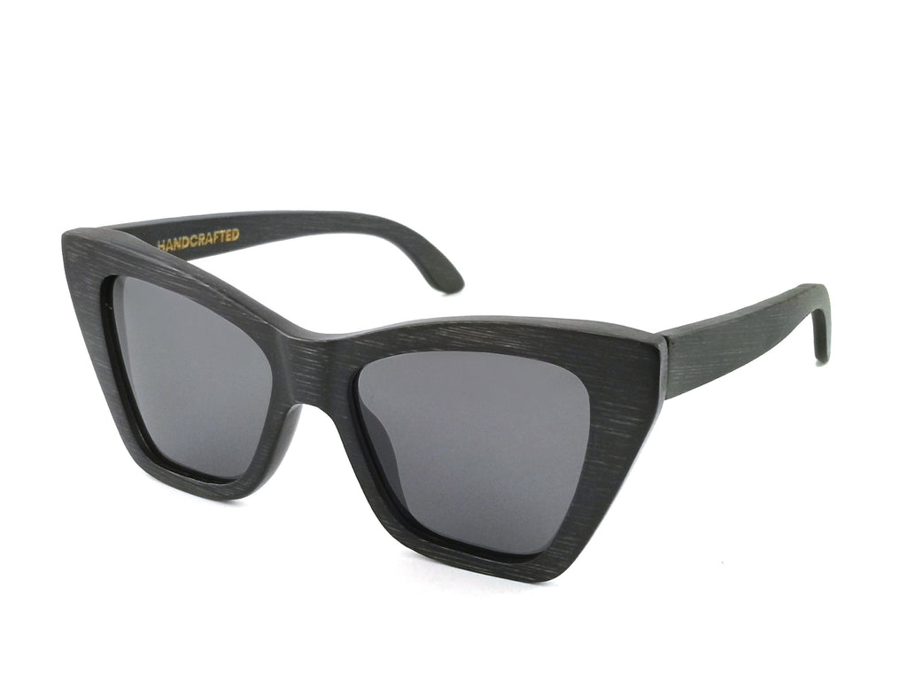 Mia Bamboo Black w/Black Lenses image 0