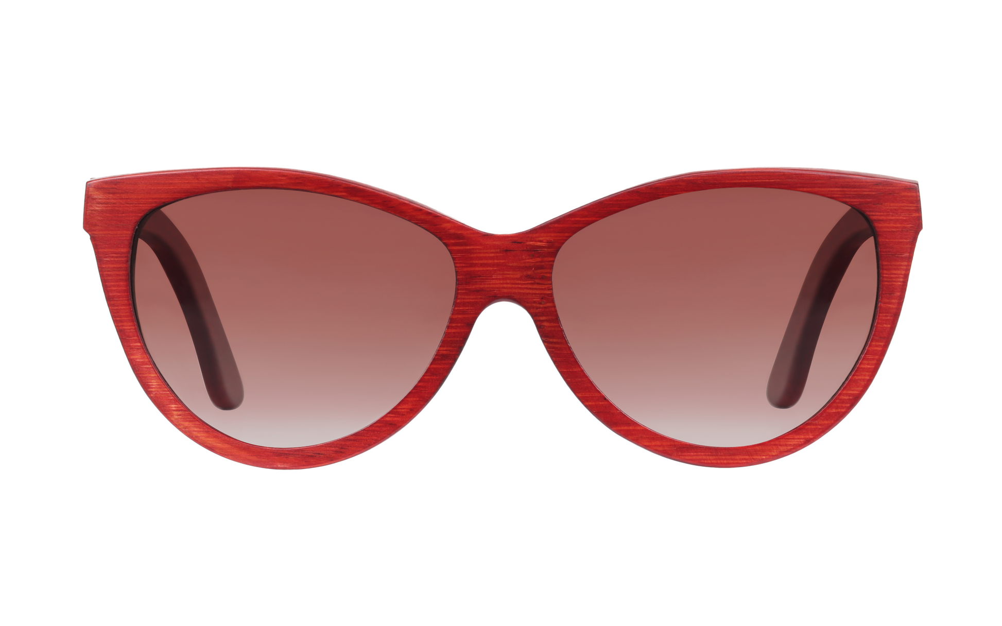 Grace Rouge handcrafted bamboo sunglasses with tea gradient polarized UV400 lenses, limited-edition bamboo eyewear. Pic3